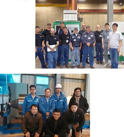 上海劍平動(dòng)平衡機售后服務(wù)現場(chǎng)